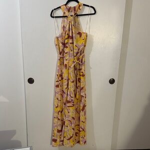 Women’s Nine West Crisscross Neck Wide Leg Jumpsuit